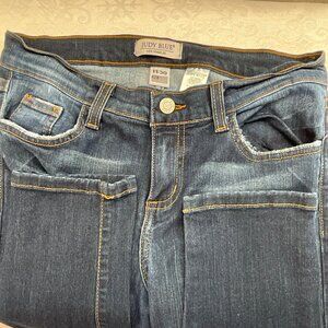 Judy Blue Women's Distressed Skinny Jeans Size 11/30 Dark Wash Stretch Denim #83